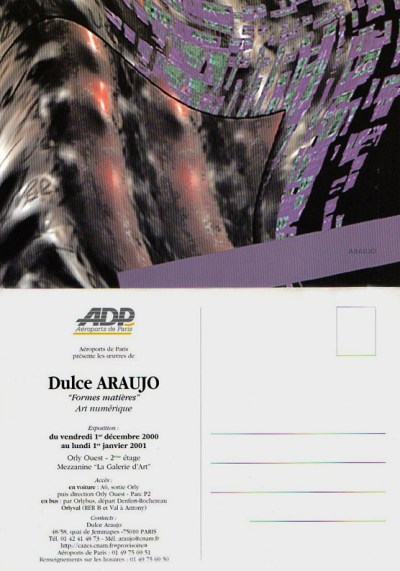 Dulce Araújo - Exposição infographie ADP