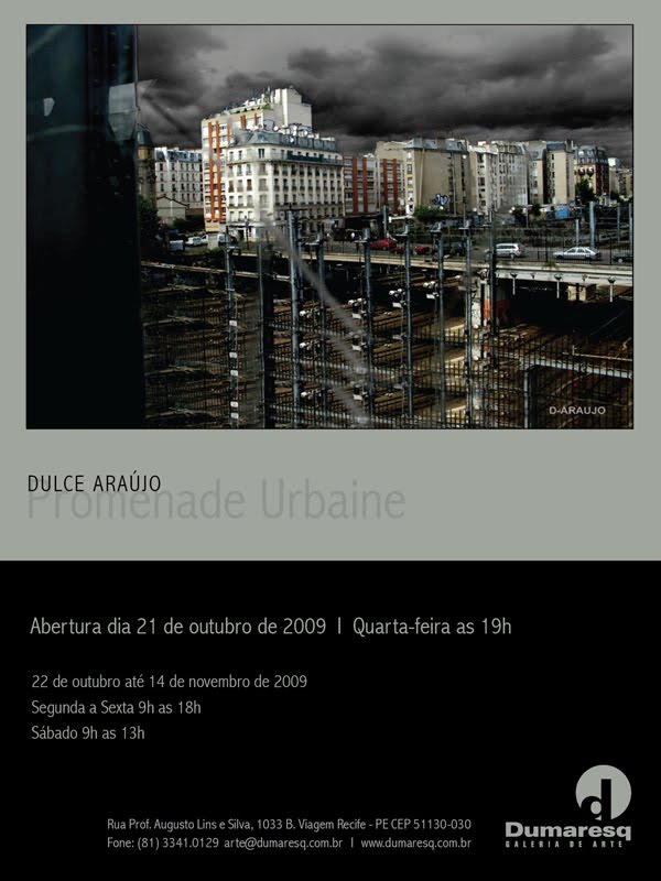 Exposição Promenade Urbaine - Dulce Araujo - Dumaresq Galeria