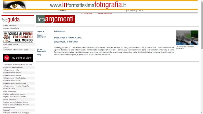 Informatissima fotografia Dulce Araújo