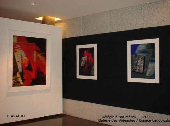 Exposição “Elégie à ma mère”, da artista digital Dulce Araújo